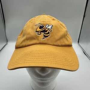 Georgia Tech Yellow Jackets Hat Cap Fitted Mens Large Gold NCAA Football Lids
